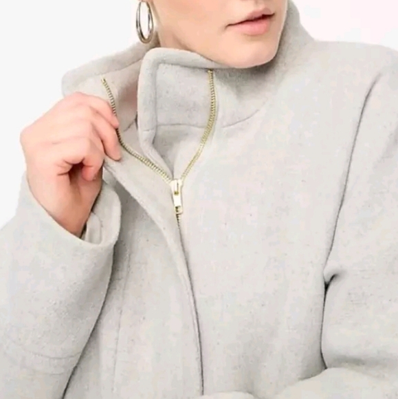 J.Crew Gray Wool City Coat - Picture 5 of 15